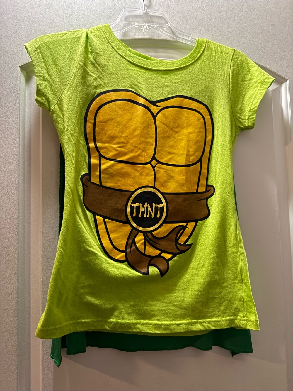 Nickelodeon Neon Lime TMNT Shell Graphic Tee